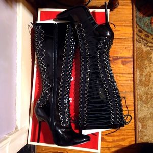 PH420 - Savannah blk Penthouse shoes by Ellie, size 7